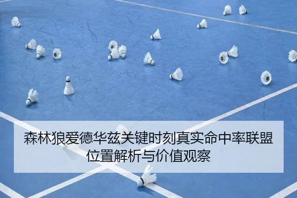 森林狼爱德华兹关键时刻真实命中率联盟位置解析与价值观察